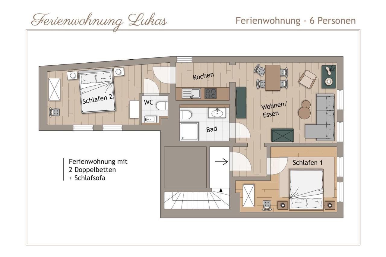 Ferienwohnung Lukas - Lehm Erleben Tangermuende Luaran gambar